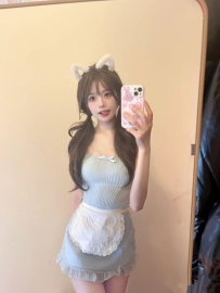 伊伊 162.45 .C.21歲 清純甜美 仙女氣質素顏女神  脾氣好姿勢隨意 身材極品